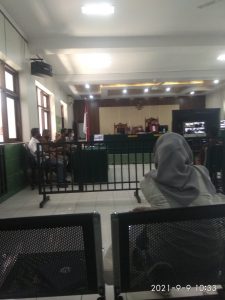 Sidang Gugatan Pra Peradilan dengan agenda pembacaan Putusan